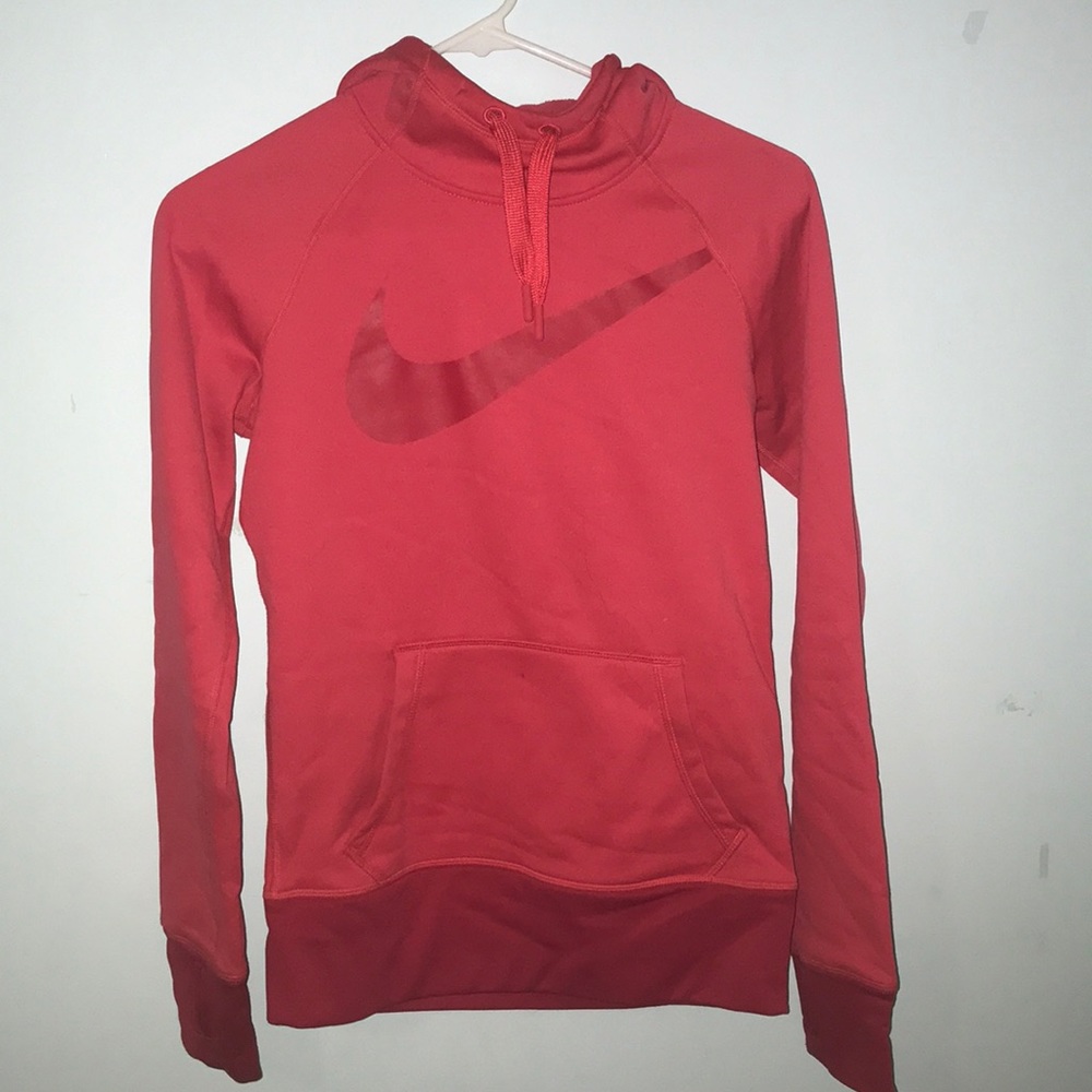 Pink Nike hoodie